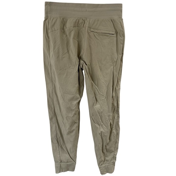 Athleta‎ Trekkie North Jogger Womens 6 Ecru Beige Mid Rise Pants Pockets 405726 - Picture 4 of 6
